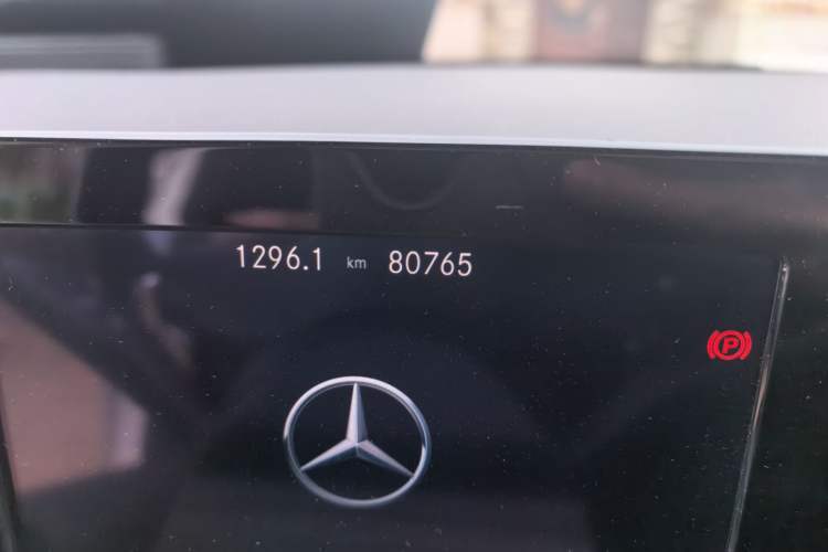 Used Mercedes-Benz A-Class 2019 A 180 L Sport Sedan Odometer Close Up