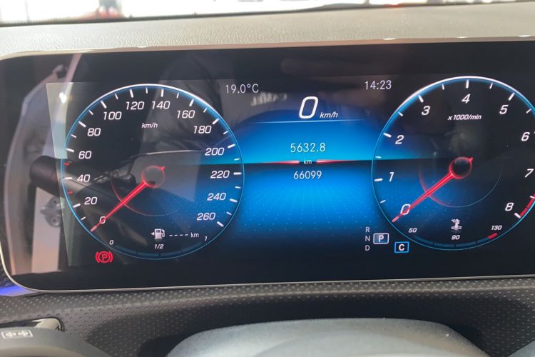 Used Mercedes-Benz A-Class 2019 A 200 Dynamic Edition Odometer Close Up