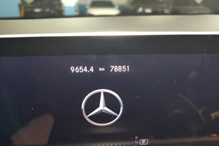 Used Mercedes-Benz A-Class 2019 A 200 L Sport Sedan Odometer Close Up