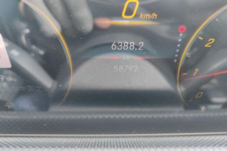 Used Mercedes-Benz A-Class 2019 A 200 L Sport Sedan Odometer Close Up