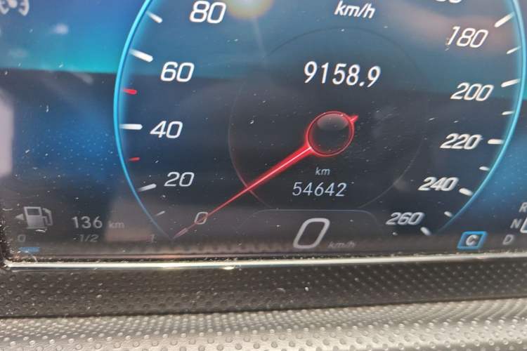 Used Mercedes-Benz A-Class 2019 Restyled A 180 L Sport Sedan Odometer Close Up