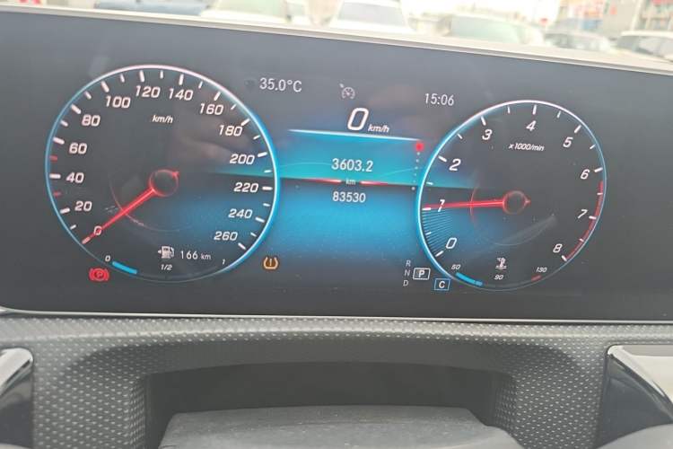 Used Mercedes-Benz A-Class 2019 A 200 Dynamic Edition Odometer Close Up