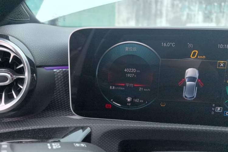 Used Mercedes-Benz A-Class 2019 A 200 Dynamic Edition Odometer Close Up