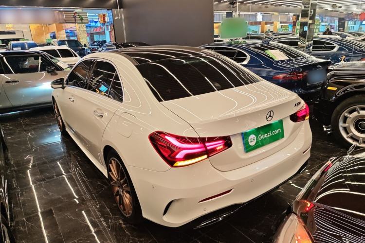 Used Mercedes-Benz A-Class 2019 A 200 L Sport Sedan First Edition Special Edition Rear Left 45 Deg