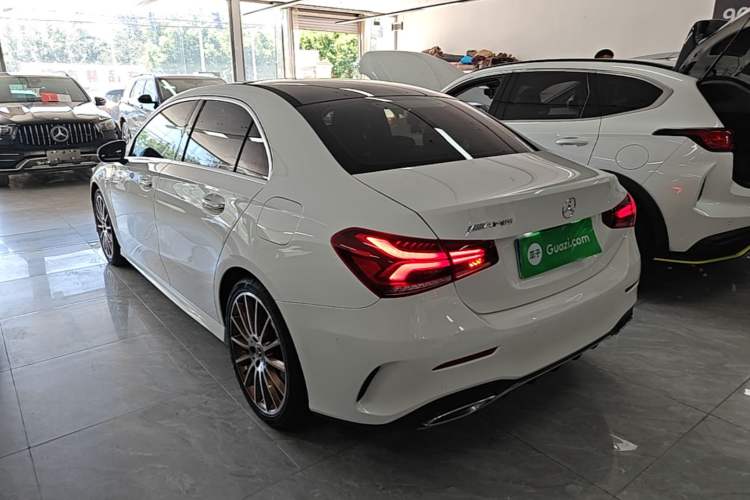 Used Mercedes-Benz A-Class 2019 A 200 L Sport Sedan First Edition Special Edition Rear Left 45 Deg