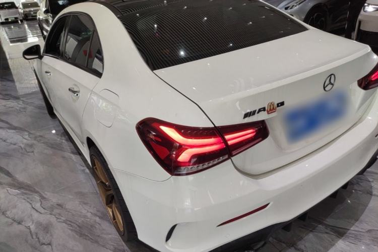 Used Mercedes-Benz A-Class 2019 A 200 L Sport Sedan First Edition Special Edition Rear Left 45 Deg