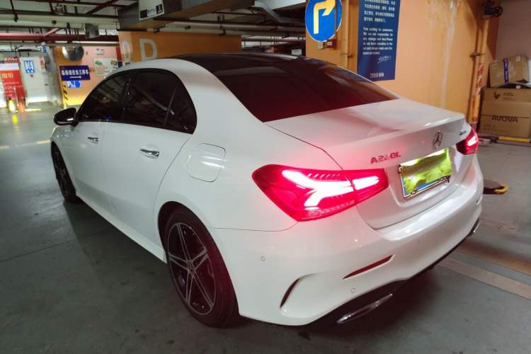 Used Mercedes-Benz A-Class 2019 A 220 L 4MATIC Sport Sedan Rear Left 45 Deg