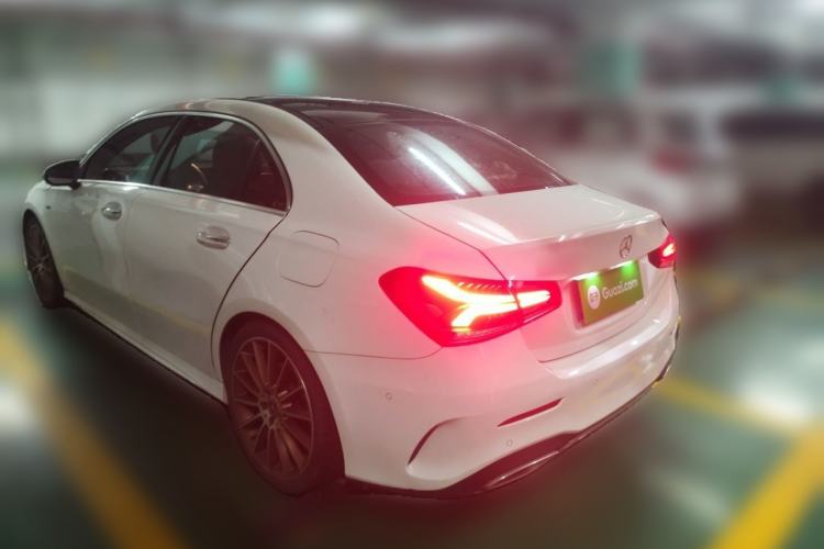 Used Mercedes-Benz A-Class 2019 A 200 L Sport Sedan First Edition Special Edition Rear Left 45 Deg