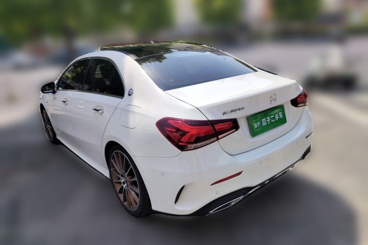 Used Mercedes-Benz A-Class 2019 A 200 L Sport Sedan First Edition Special Edition Rear Left 45 Deg