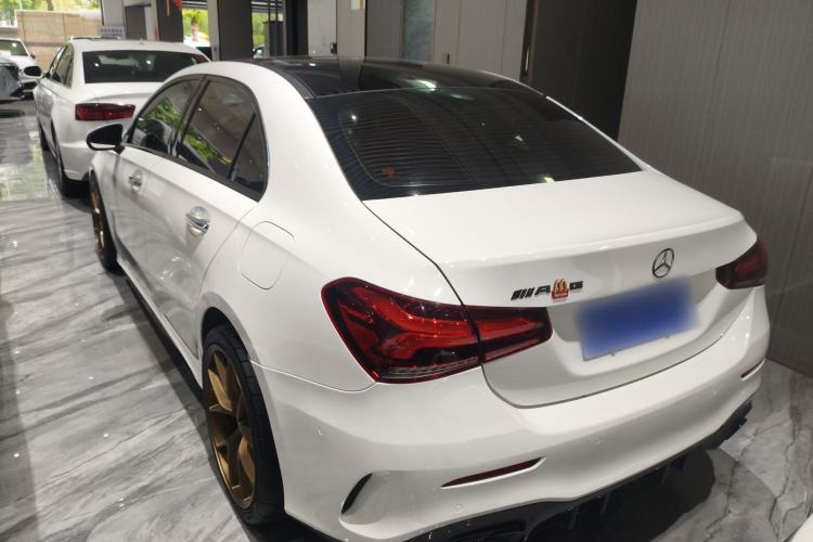 Used Mercedes-Benz A-Class 2019 A 200 L Sport Sedan First Edition Special Edition Rear Left 45 Deg