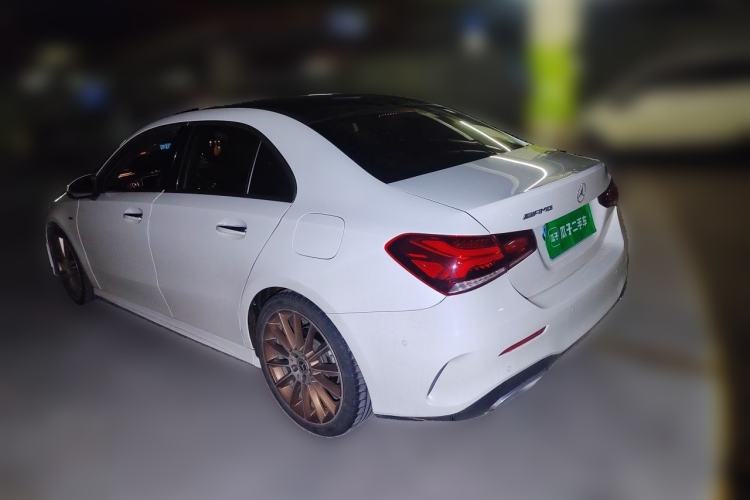 Used Mercedes-Benz A-Class 2019 A 200 L Sport Sedan First Edition Special Edition Rear Left 45 Deg