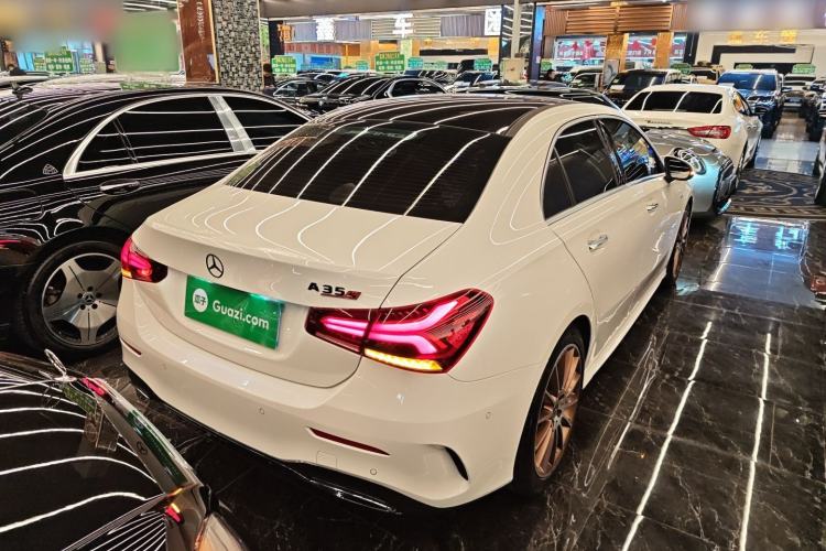 Used Mercedes-Benz A-Class 2019 A 200 L Sport Sedan First Edition Special Edition Rear Right 45 Deg