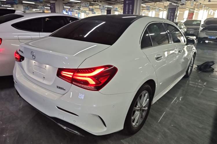 Used Mercedes-Benz A-Class 2019 Restyled A 200 L Sport Sedan Rear Right 45 Deg