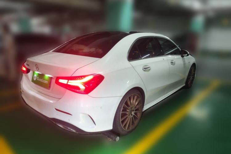 Used Mercedes-Benz A-Class 2019 A 200 L Sport Sedan First Edition Special Edition Rear Right 45 Deg