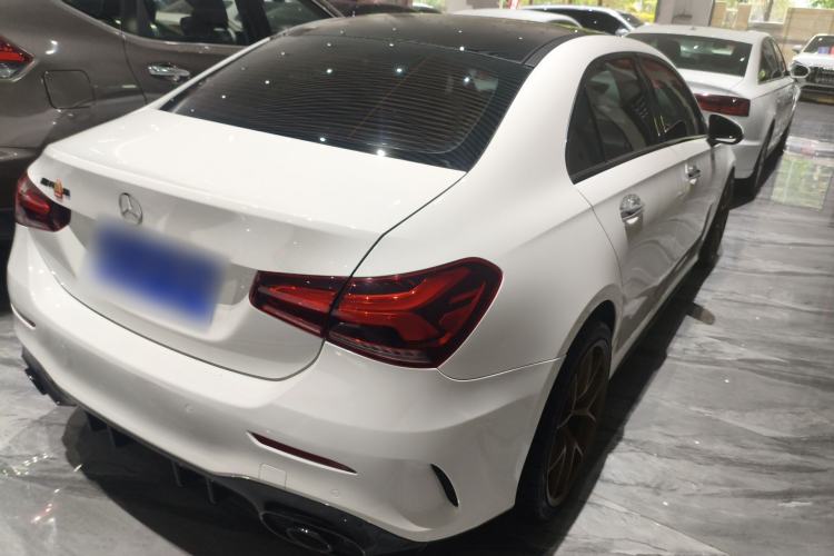 Used Mercedes-Benz A-Class 2019 A 200 L Sport Sedan First Edition Special Edition Rear Right 45 Deg