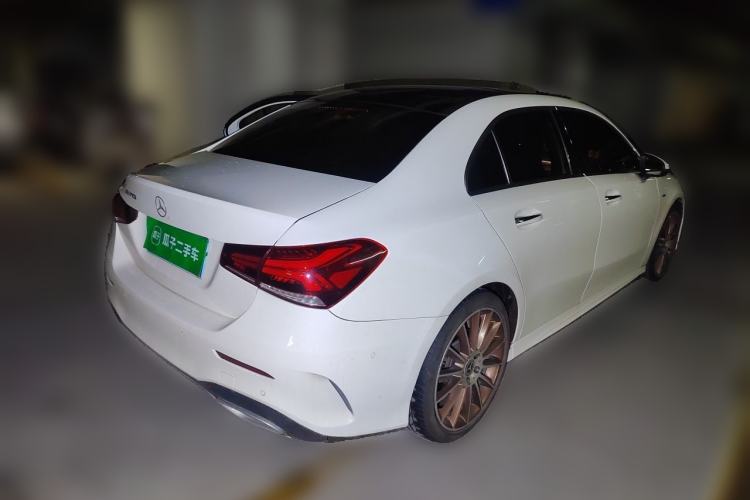 Used Mercedes-Benz A-Class 2019 A 200 L Sport Sedan First Edition Special Edition Rear Right 45 Deg