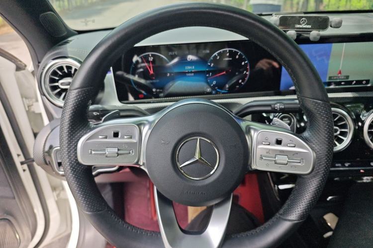 Used Mercedes-Benz A-Class 2019 A 220 L 4MATIC Sport Sedan Steering Wheel