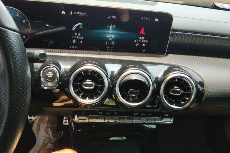 Used Mercedes-Benz A-Class 2019 A 200 L Sport Sedan Audio And AC Panel