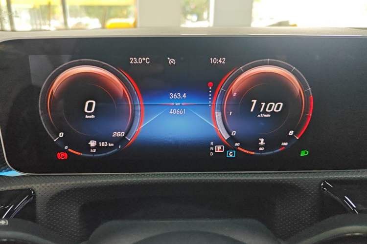 Used Mercedes-Benz A-Class 2020 Restyled A 200 L Sport Sedan Fashion Version Odometer Close Up