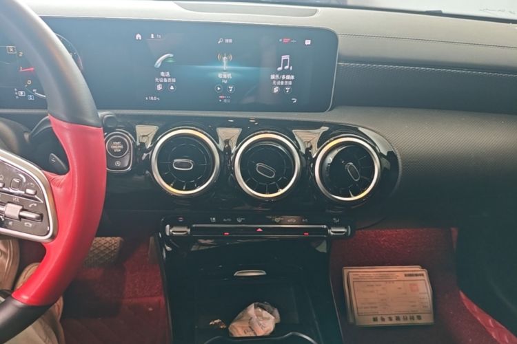 Used Mercedes-Benz A-Class 2020 Restyled A 200 L Sport Sedan Dynamic Version Audio And AC Panel