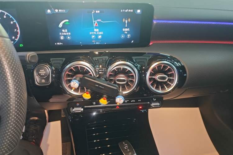 Used Mercedes-Benz A-Class 2020 Restyled A 200 L Sport Sedan Fashion Version Audio And AC Panel
