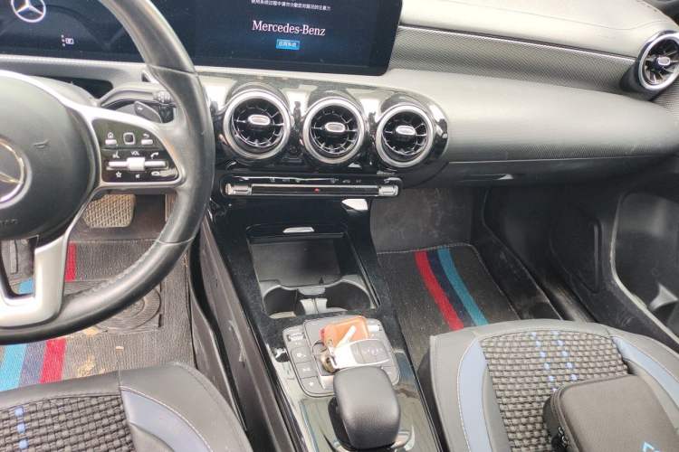 Used Mercedes-Benz A-Class 2020 Second Facelift A 180 L Sport Sedan Audio And AC Panel