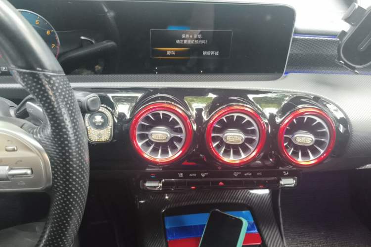 Used Mercedes-Benz A-Class 2020 Restyled A 200 L Sport Sedan Fashion Version Audio And AC Panel