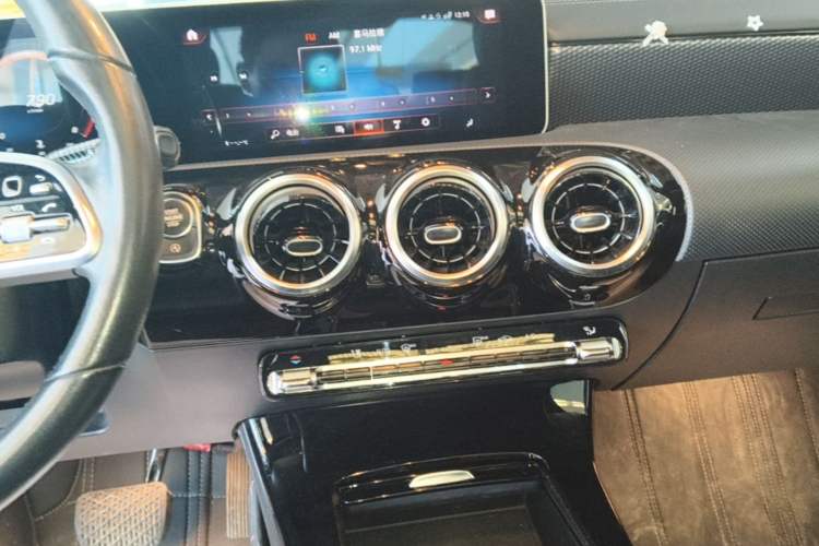 Used Mercedes-Benz A-Class 2020 Restyled A 200 L Sport Sedan Dynamic Version Audio And AC Panel