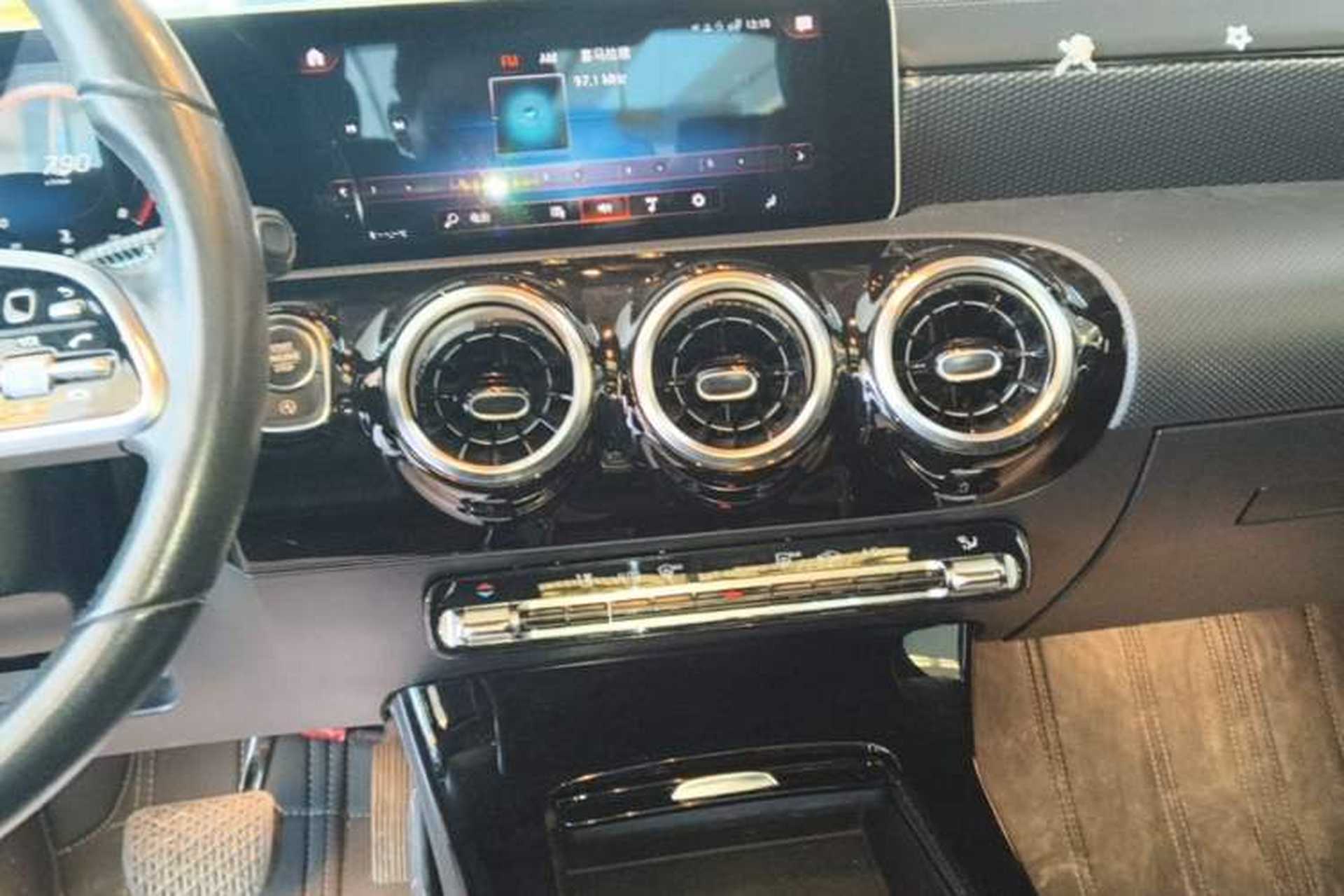Used Mercedes-Benz A-Class 2020 Restyled A 200 L Sport Sedan Dynamic Version Audio And AC Panel