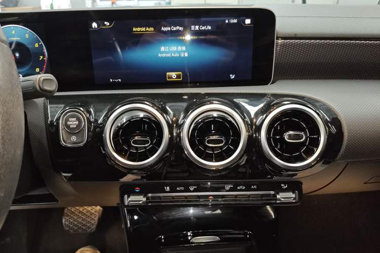 Used Mercedes-Benz A-Class 2020 Restyled A 200 L Sport Sedan Dynamic Version Audio And AC Panel