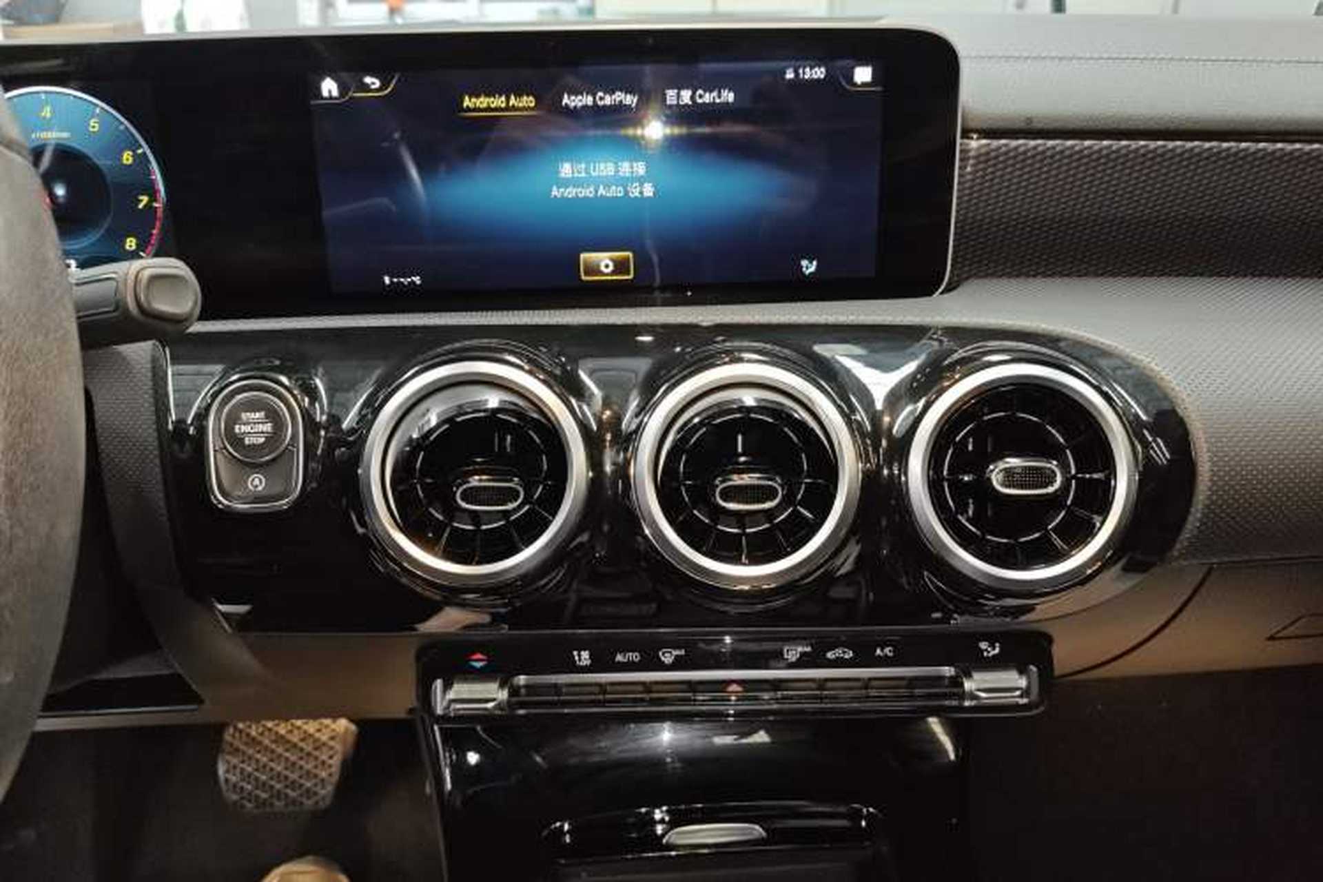 Used Mercedes-Benz A-Class 2020 Restyled A 200 L Sport Sedan Dynamic Version Audio And AC Panel
