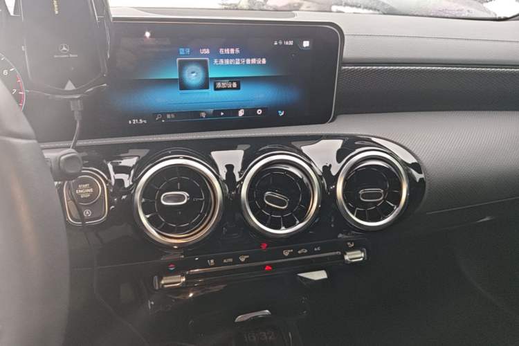 Used Mercedes-Benz A-Class 2020 Restyled A 200 L Sport Sedan Dynamic Version Audio And AC Panel