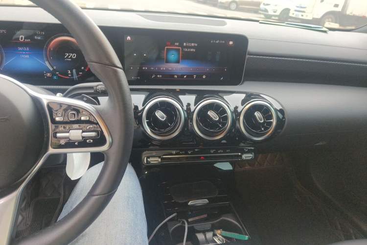 Used Mercedes-Benz A-Class 2020 Restyled A 200 L Sport Sedan Dynamic Version Audio And AC Panel