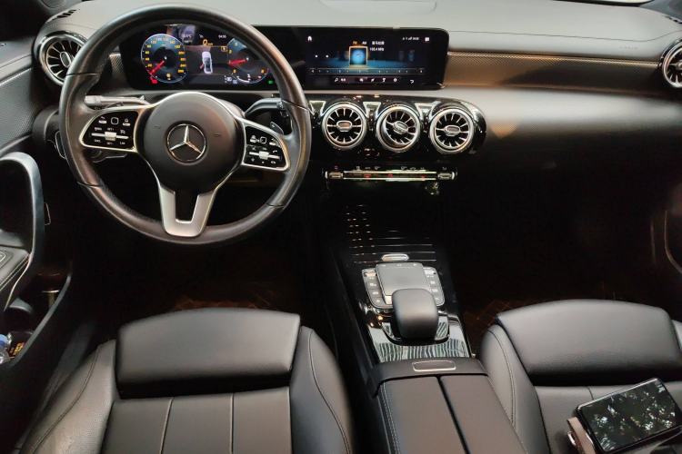 Used Mercedes-Benz A-Class 2020 Second Facelift A 180 L Sport Sedan Center Console