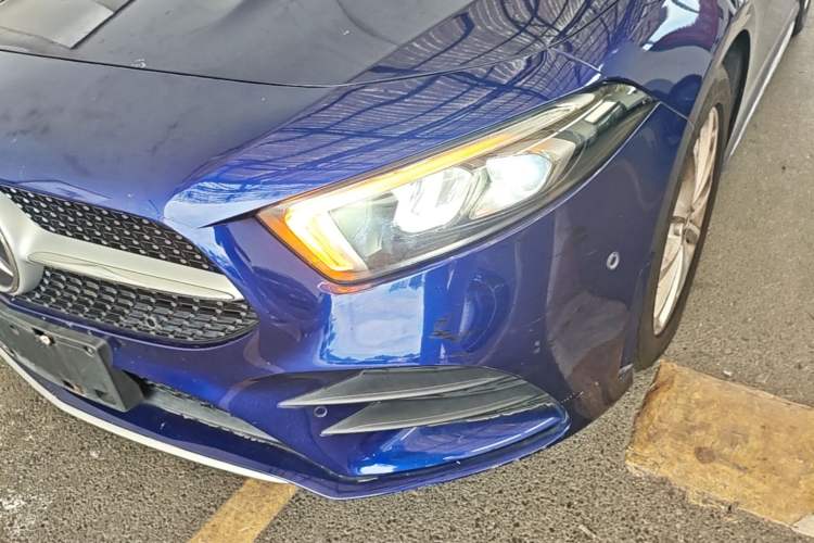 Used Mercedes-Benz A-Class 2020 Restyled A 200 L Sport Sedan Dynamic Version Left Front Headlight