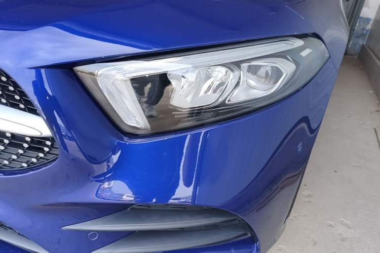 Used Mercedes-Benz A-Class 2020 Restyled A 200 L Sport Sedan Dynamic Version Left Front Headlight