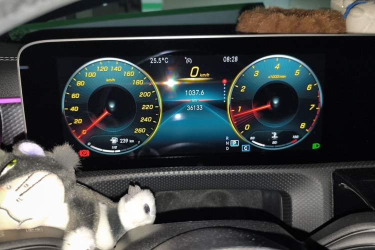 Used Mercedes-Benz A-Class 2020 Restyled A 200 L Sport Sedan Fashion Version Odometer Close Up
