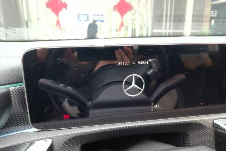 Used Mercedes-Benz A-Class 2020 A 200 L Sport Sedan Odometer Close Up
