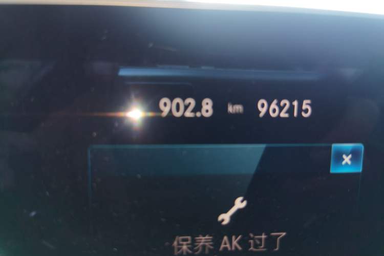 Used Mercedes-Benz A-Class 2020 A 200 L Sport Sedan Odometer Close Up