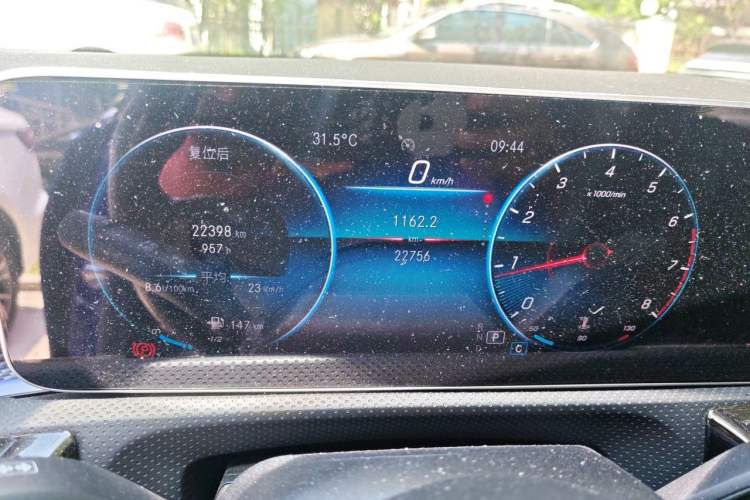 Used Mercedes-Benz A-Class 2020 Facelift A 180 L Sport Sedan Special Configuration Odometer Close Up