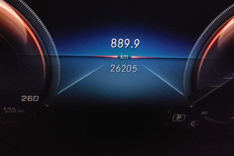 Used Mercedes-Benz A-Class 2020 Restyled A 200 L Sport Sedan Fashion Version Odometer Close Up