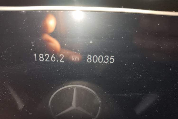 Used Mercedes-Benz A-Class 2020 A 200 L Sport Sedan Odometer Close Up