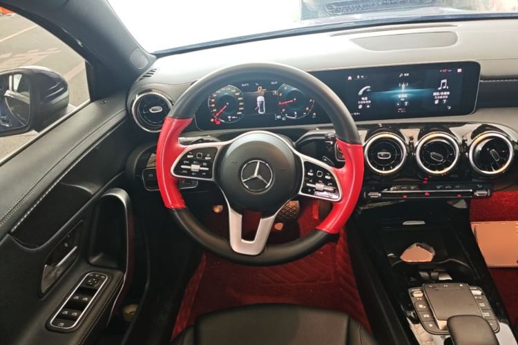 Used Mercedes-Benz A-Class 2020 Restyled A 200 L Sport Sedan Dynamic Version Steering Wheel