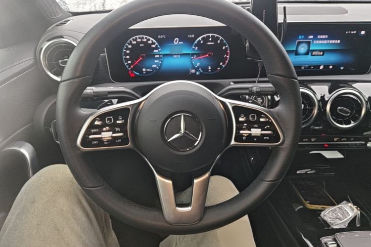 Used Mercedes-Benz A-Class 2020 Restyled A 200 L Sport Sedan Dynamic Version Steering Wheel