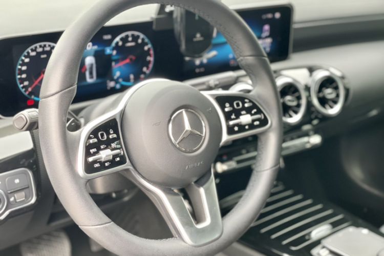 Used Mercedes-Benz A-Class 2020 Restyled A 200 L Sport Sedan Dynamic Version Steering Wheel