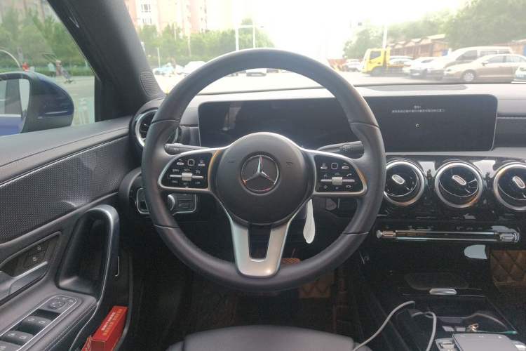 Used Mercedes-Benz A-Class 2020 Restyled A 200 L Sport Sedan Dynamic Version Steering Wheel