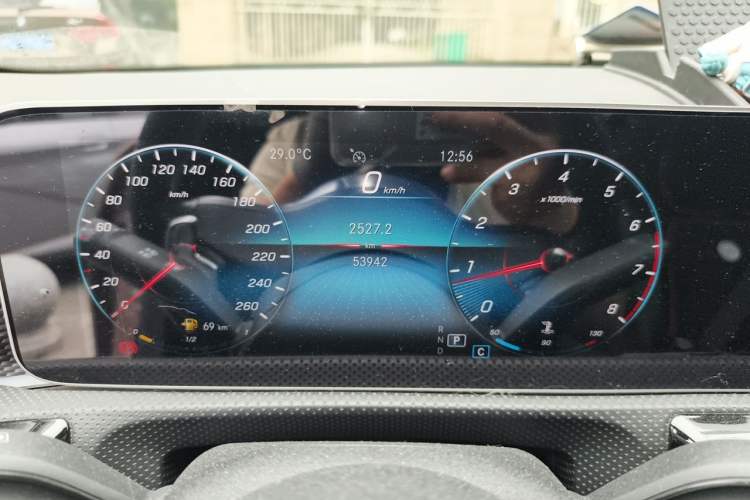 Used Mercedes-Benz A-Class 2020 Restyled A 200 L Sport Sedan Fashion Version Odometer Close Up