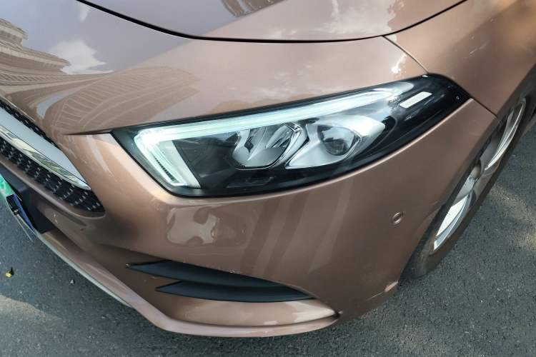 Used Mercedes-Benz A-Class 2020 Restyled A 200 L Sport Sedan Dynamic Version Left Front Headlight