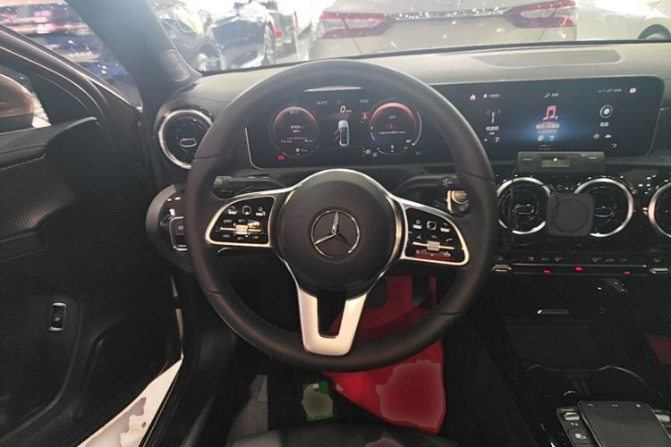 Used Mercedes-Benz A-Class 2020 Restyled A 200 L Sport Sedan Dynamic Version Steering Wheel