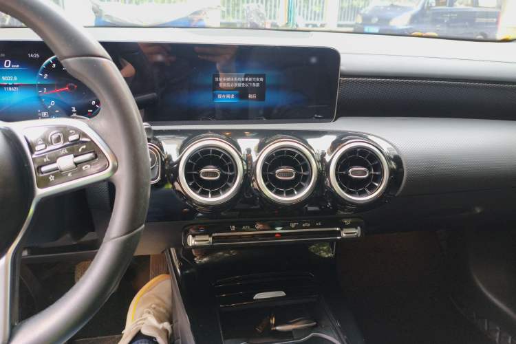 Used Mercedes-Benz A-Class 2020 Restyled A 200 L Sport Sedan Dynamic Version Audio And AC Panel